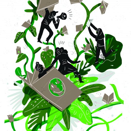 Illustration originale de Shamisa Debroey